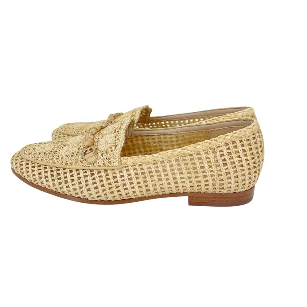 Sam Edelman women’s raffia vented resort loafers flat shoes - Picture 10 of 12
